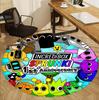 Sprunki Game Pattern Round Rug, Indoor/Outdoor Mat, for Picnic, Gameroom, Bedroom, Office, Living Room, Home Decor Carpet, Birthday Gift