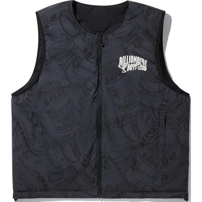 Li Ning X Billionaire Boys Club Skateboard Series Loose Letter Casual Comfortable Vest Men Vests Black AMRU119-2
