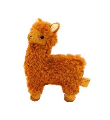 Baby Alpaca Panna Plush Toy, Brown, Small, 18cm Tall