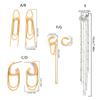 Elegant Long Fringe Ear Clips with Clip On Feature Pendant Earrings Suitable for Easy Wear Versatile Fashion Accessory