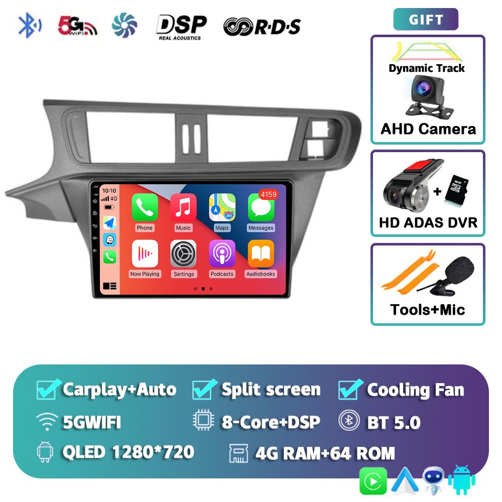 Android 14 Carplay Auto For Citroen C3-XR 2010-2018 Car Radio Multimedia Video Player Navigation GPS Stereo Head Unit Wifi+4G BT