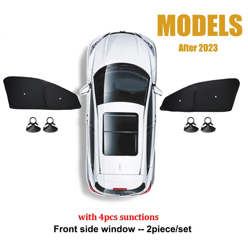 Stínidlo střešního okna pro Tesla Model S 2025 Boční okno Zatemňovací stínidlo Sklopná clona střešního okna Stínící síťka střešního okna ModelS Čelní sklo