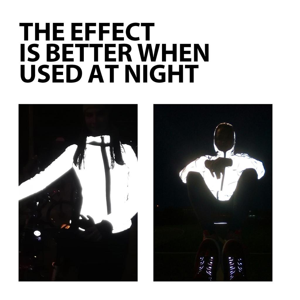 Night Reflective Safety Spray Paint for Bikes Clothing Outdoor Gear High Visibility Fluorescent Coating