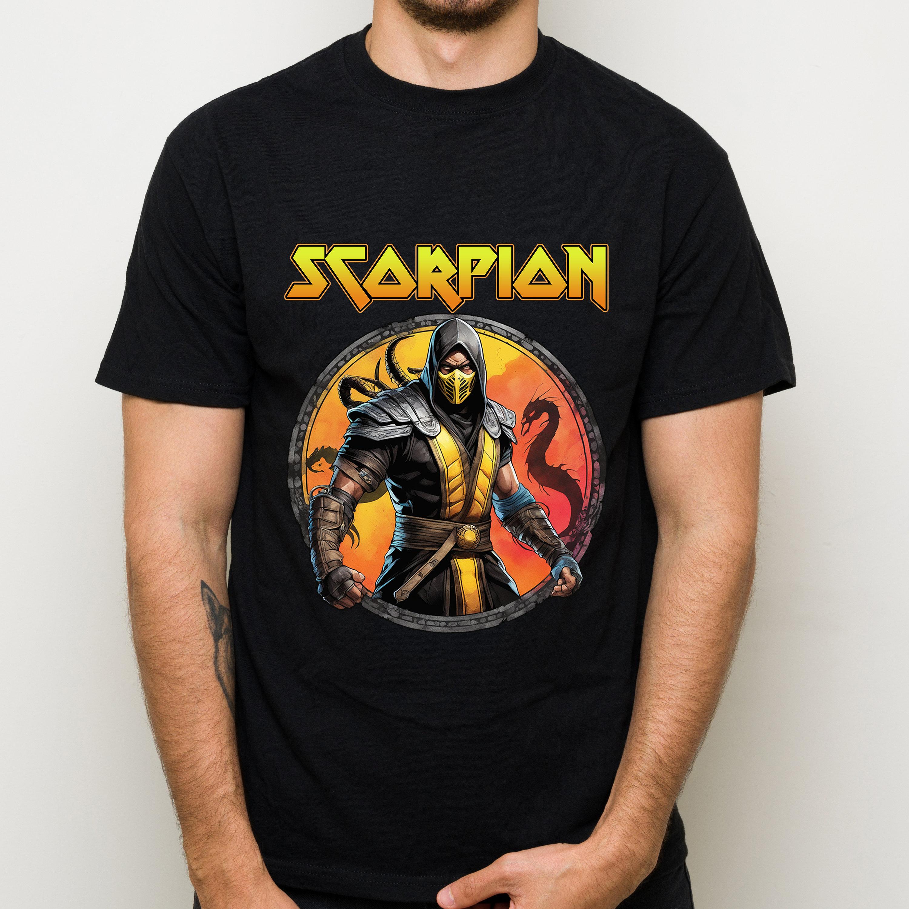 Get Over Here TShirt Unisex For Unisex and Women Shirt Gamer Shirt Shirts Video game Shirt Music Retro Scorpion Mortal Kombat S