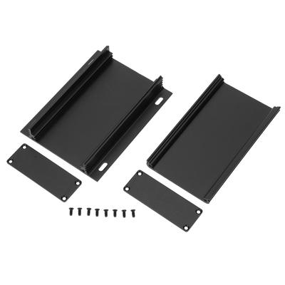 Contenitore per circuito stampato in lega di alluminio, alloggiamento per progetto, forniture industriali, 25 x 84 x 110 mm
