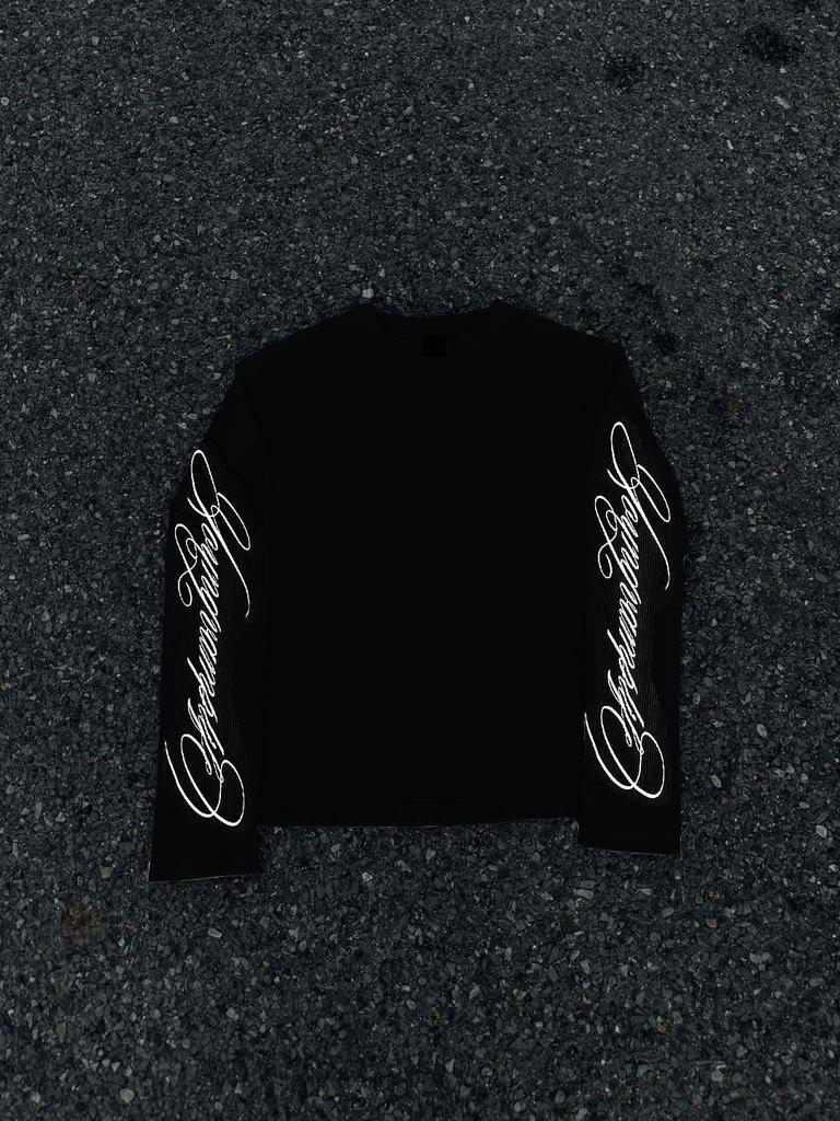 American Cross-Border Floral Print White Casual Long-Sleeve T-Shirt