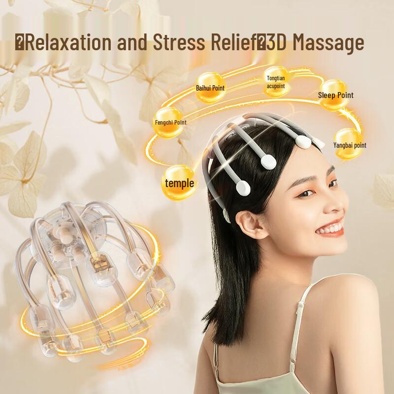 Hezheng 3D Head Massager CN plug (adapter included)