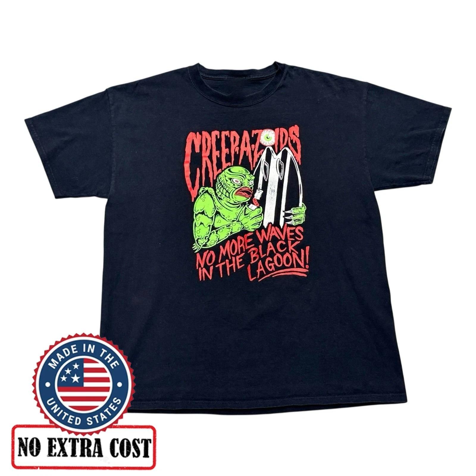 

Vtg Creature From The Black Lagoon Horror Surf T Shirt NP014 FREE SHIPPING XL