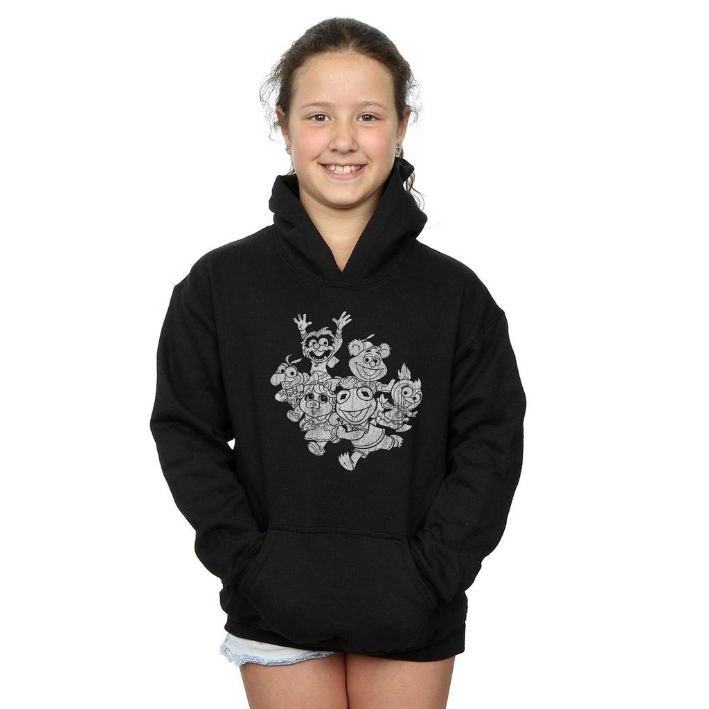 Disney Girls The Muppets Muppet Babies Mono Group Hoodie