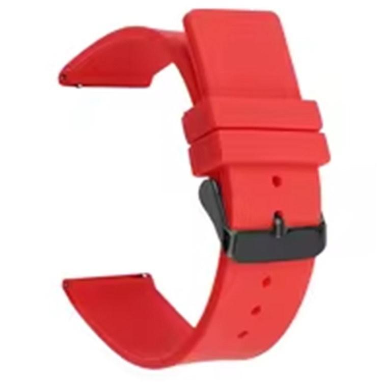 For Garmin Venu 3S Venu 2S Mini Watch Strap Replacement 18 Mm Sports Style Silicone Watchband with Black Buckle