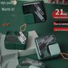 Elegant Portable Sewing Box with Needles, Threads, and Storage