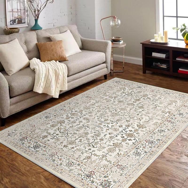 Persian Carpet, Bohemian Ethnic Style, Living Room Fully Carpeted, Office Floor Mat Can Be