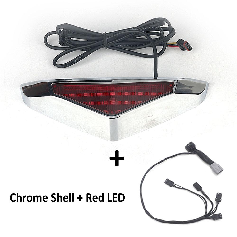 Motorcycle Rear Lower Fender Trim Tail Light Brake Running LED Light For Honda Goldwing Gold Wing GL 1800 GL1800 F6B 2018-2024