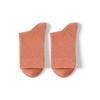 Women's 100% Pure Cotton Mid-Calf Socks - Odor-Resistant, Antibacterial, Anti-Pilling, Hand-Sewn Toe, Boneless, Perfect for Spring & Autumn.