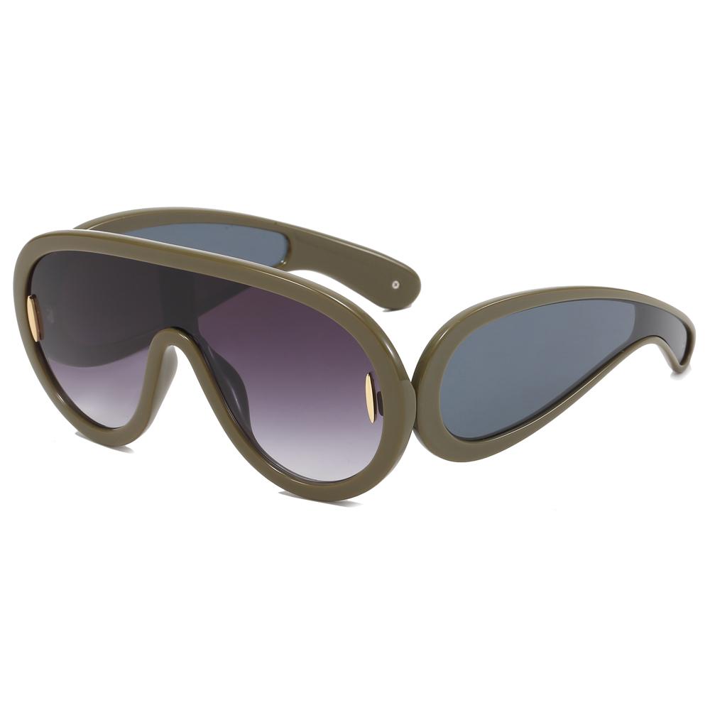 Superhot Eyewear 21906 Fashion 2023 One Piece Oversize Wave Mask Thick Sports Goggle Shades Sunglasses