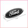 11,5X4,5cm BilLogotyp För Ford Ranger Escape Mondeo Fusion Fiesta Kuga Edge Focus Mustang Bakre Bagagelucka Emblemsdekal Tillbehör