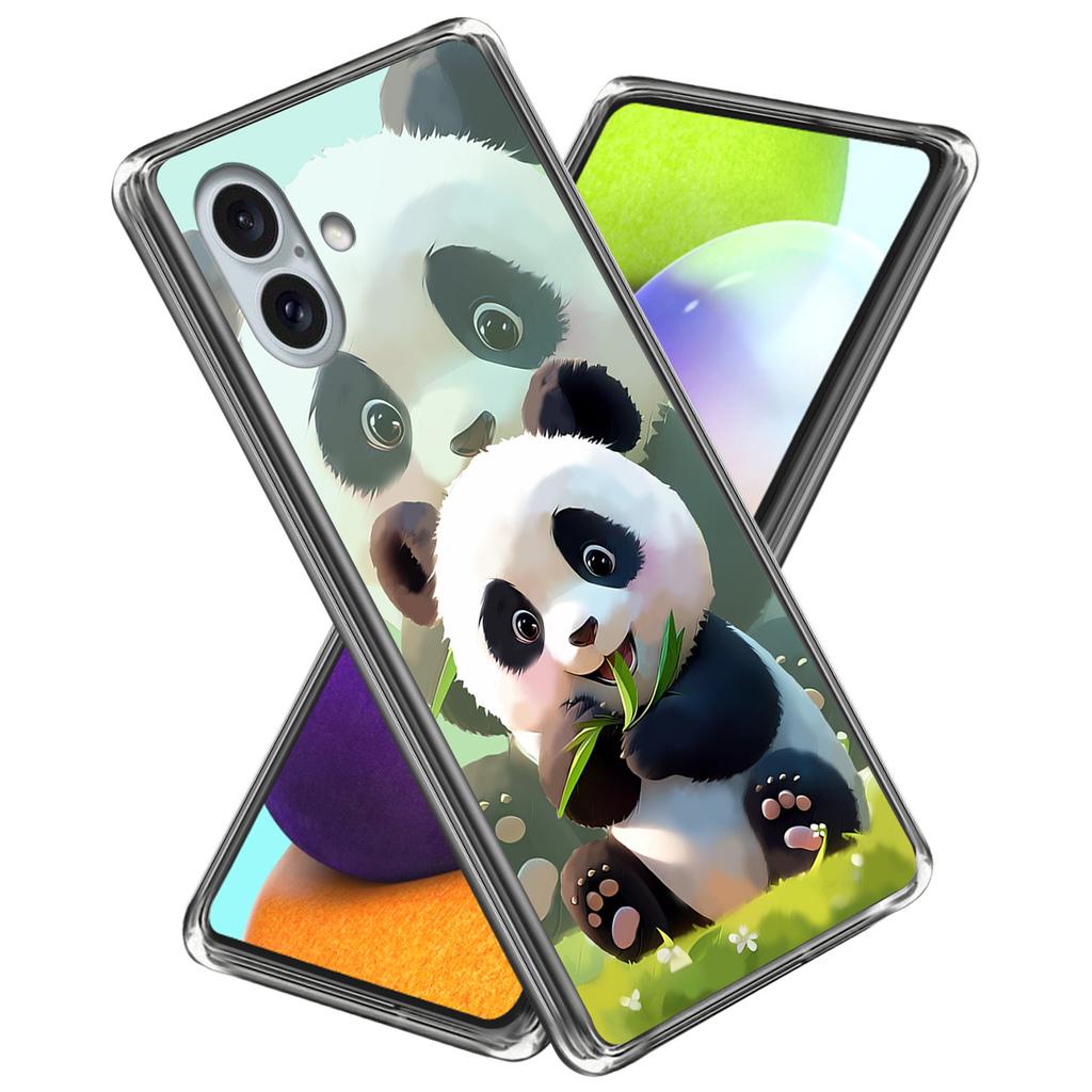 For iPhone 16 Plus Case Pattern Printed Shockproof TPU Phone Cover