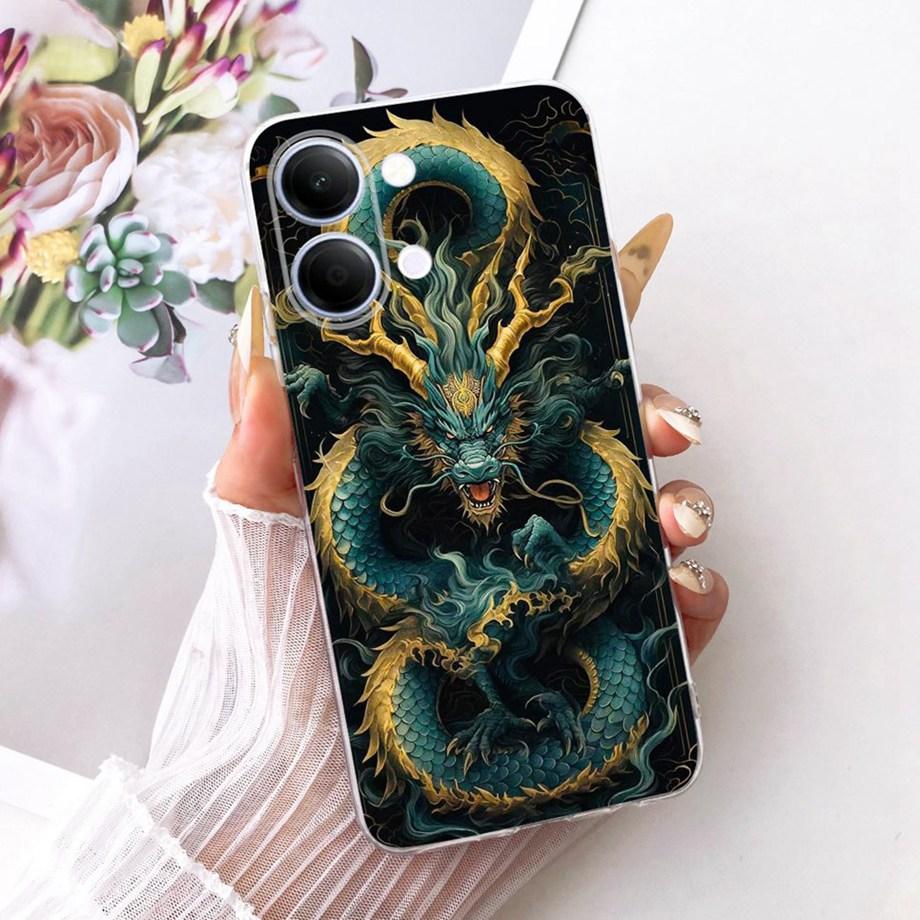 Flower Cartoon Fashion Design Phone Case For Vivo Y05 Y11D 4G Vivo Y11 Y21 5G Funda Soft Silicone Clear Back Cover V2553 V2554