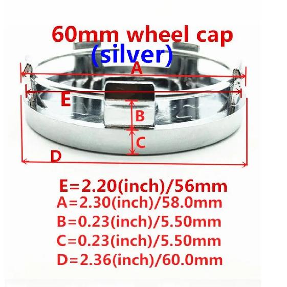 4pcs 56mm 60mm forMINI Car Emblem Wheel Hub Center Cap Badge Covers Sticker Decal Styling Accessories