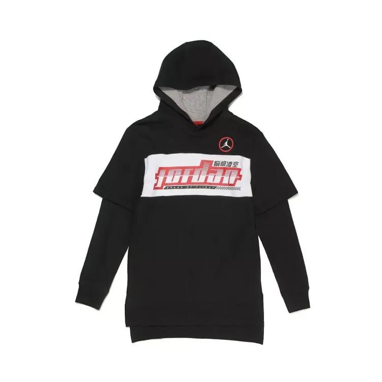 Jordan Kids Sweatshirts Hooded Moderate HA6248-010 6