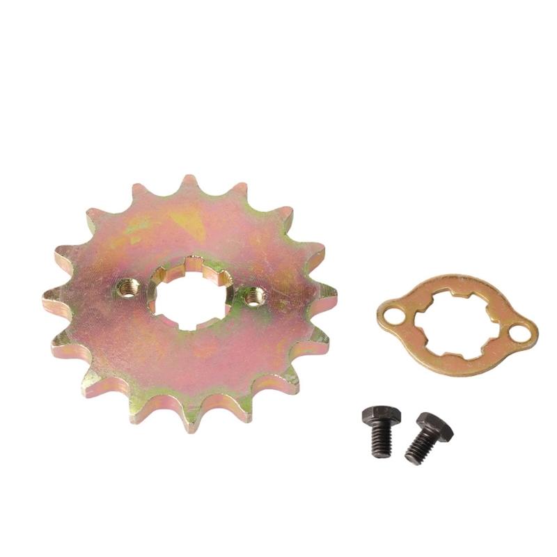Replacement Chain Drive Sprocket 530-25mm 13T 14T 15T 16T Metal Front Mount Sprocket Part for Repair Shop Maintenance