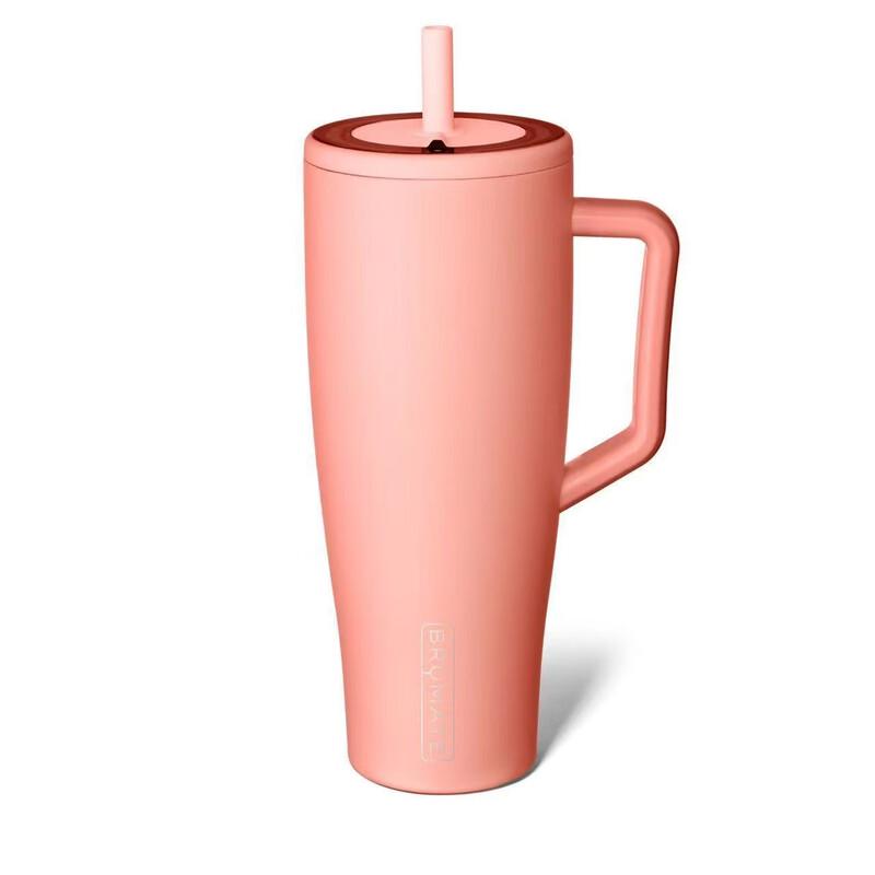 Shangqi 40oz Stainless Steel Insulated Tumbler with Straw and Handle