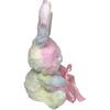 Ornament de pluș Iepure Curcubeu Q-FLA, Mic, Perfect pentru Cadouri și Sărbători, 804045