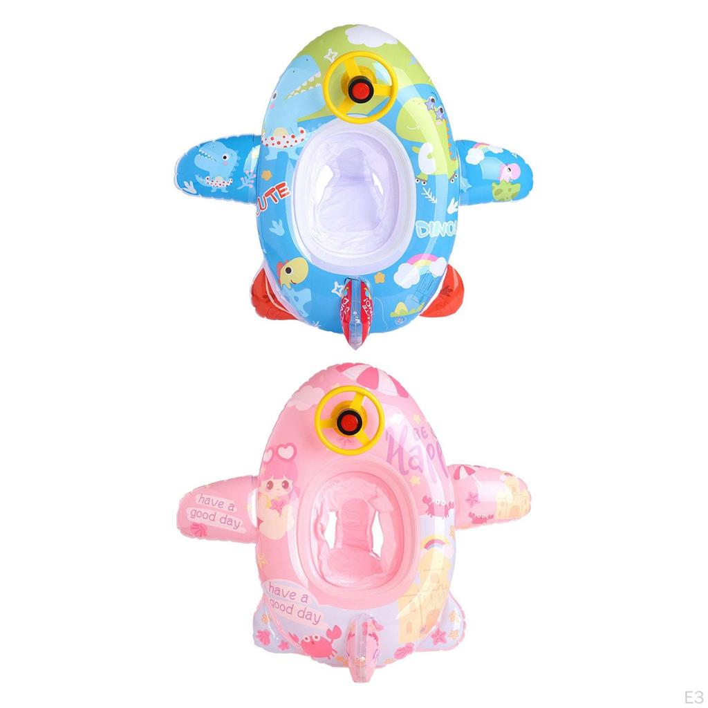 Swimming Rings Pool Floats Seat Beach Party Toys for Holidays Blue
