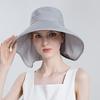 Sun hat women's sun protection big edge hat European and American ponytail bucket hat fashion sun hat summer outdoor big eaves hat