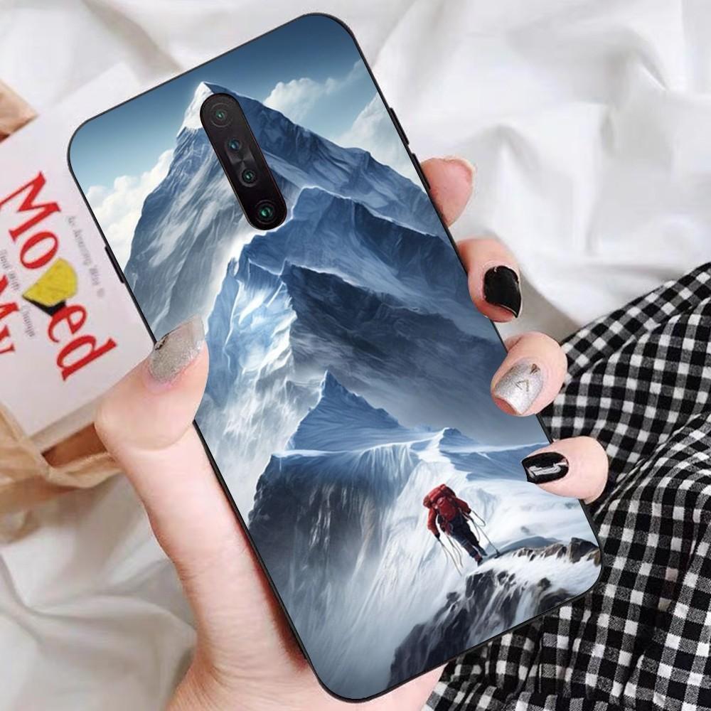 

Climbing Mountain Phone Case For Redmi 5 6 7 8 9 10 Plus Pro 6 7 8 9 A GO K20 K30 K40 Pro Plus F3 Fundas Redmi K40ProPlus