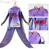Raiden Ei Shougun Beelzebul Cosplay Costume Kimono Full Set Suits Impact Raiden Makoto Baal Cosplay Shoes For Women