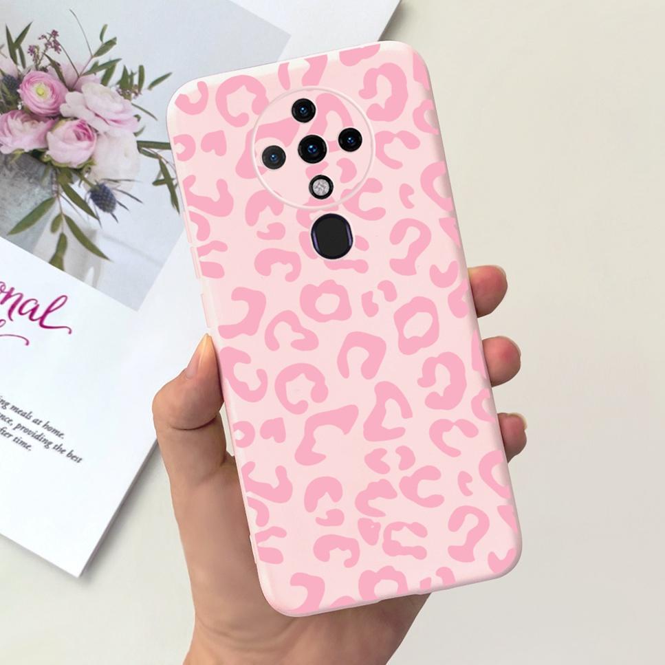 New For Tecno Spark 6 Case Space Astronaut Dinosaur Soft Silicone Black Pink Cover For Tecno Spark6 KE7 Bumper Phone Case Funda