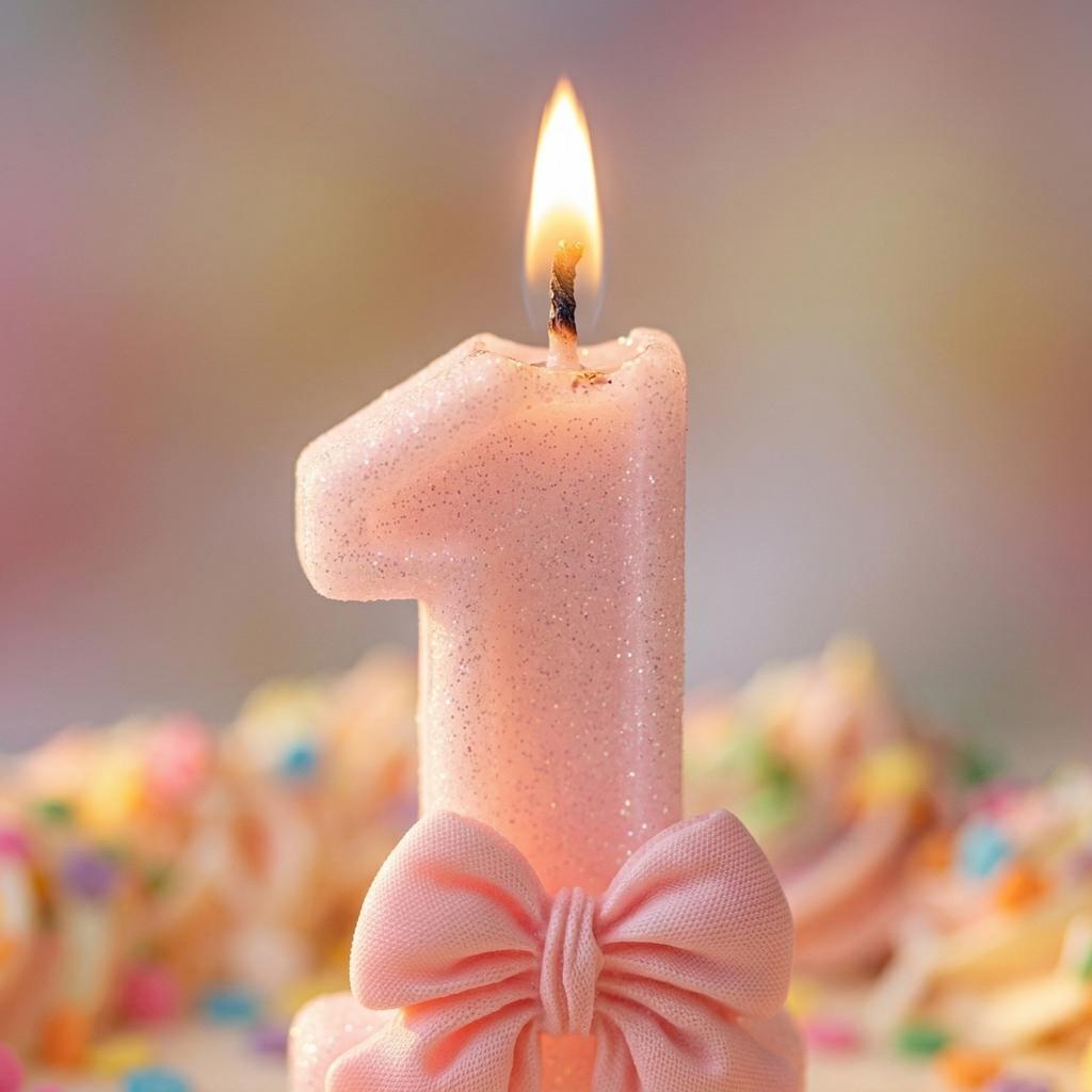 Fashion Cartoon Creative Birthday Candles Party Digital Candles