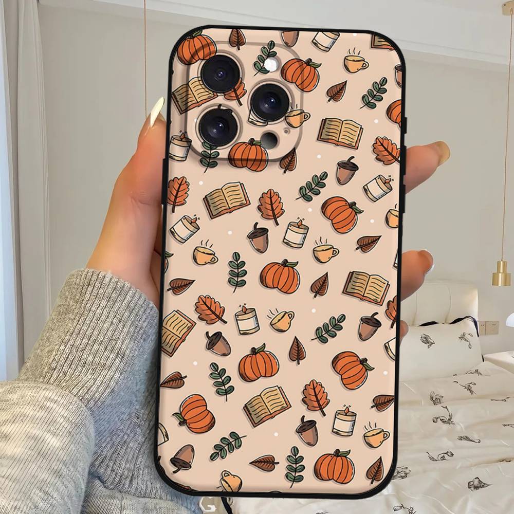 Halloween Black Phone Case That Fits For IPhone 17,16,15,11,13,14 Pro Max,Plus,X,Xr,Xs Max,13Mini