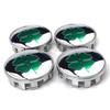 4PCS 60MM Four-leaf Clover Emblem Car Wheel Center Hub Cap Rims Cover Hubcaps Sticker For BMW HONDA TESLA SUBARU