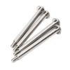 4pcs RC Rear Lower Hinge Pin Steel Aluminum Alloy RC Hinge Pin with M3 Nut for ARRMA 1 7 1 8 Series Silver