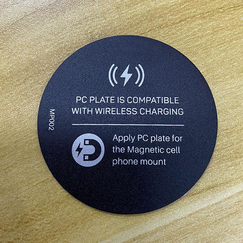 2pcs Universal Metal Plate Disk Sheets For Wireless Charger Magnet Plate Disk For Mobile Phone Holder Car Wireless Phone Holder