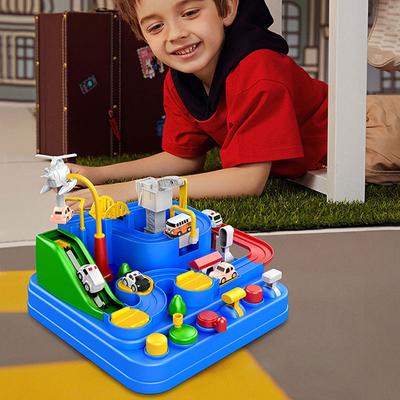 Car Race Track Playsets City Rescue Toy Vehicle Racing Track Adventure Puzzle Educational Toy Set for 3-8Y Toddlers Boys Girls