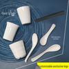 DISHJOY Durable White Melamine Tea Cups