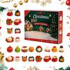 Pädagogischer Sensorik-Spielzeug-Weihnachts-Quetsch-Adventskalender 2026, 24 Tage Knödel Fidget Spielzeug Countdown-Kalender, Weiche Stressbewältigung für Erwachsene,