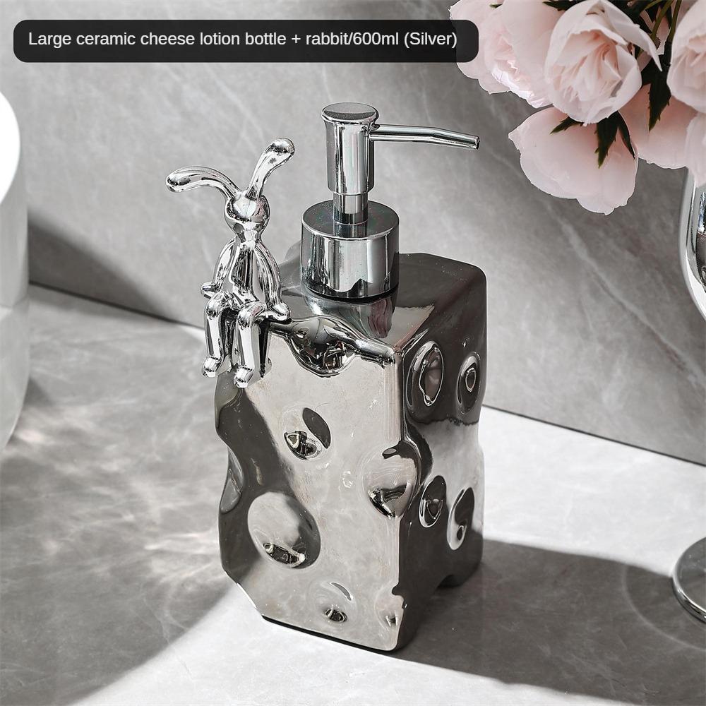 Hand Soap Laundry Liquid Sub Bottling Soap Shampoo Dispenser Bottles Shampoo Shower Conditioner Ceramic Modern Minimalist