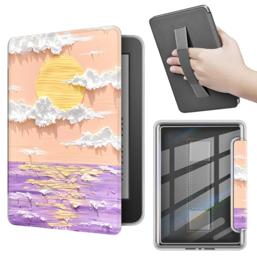 Hand Support 6 inch e-Reader Case Acrylic Shockproof Smart Cover Leather Auto Wake/Sleep for Kindle 2025/2025 11th Generation
