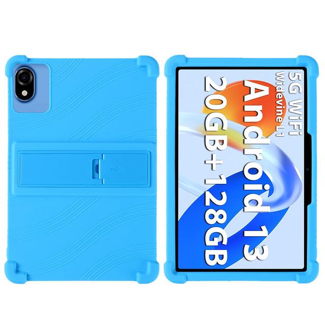 

Adjustable Stand Case Universal for Doogee T10W U9 U10 Pro T10 T10S T10Pro 10.1 inch Soft Silicone Tablet Cover Shockproof Funda Doogee T10W 2024 небо синє кольору