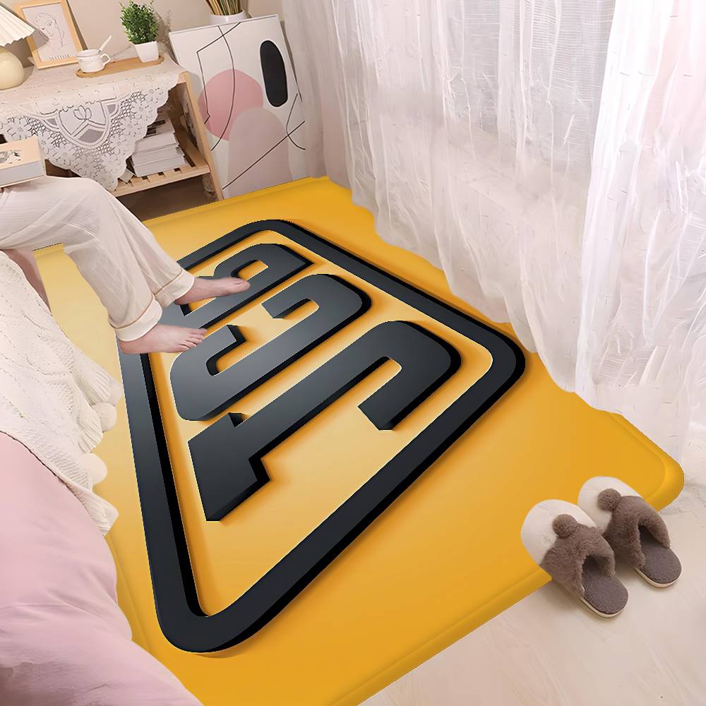 Excavator J-JCB Logo Floor Mat Non-Slip Laundry Room Mat Laundry Decor Balcony Child Living Room Household Carpets