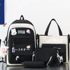 Primary School Boys Five Piece Set Junior High School Students High School Students Backpack Female College Students Backpack