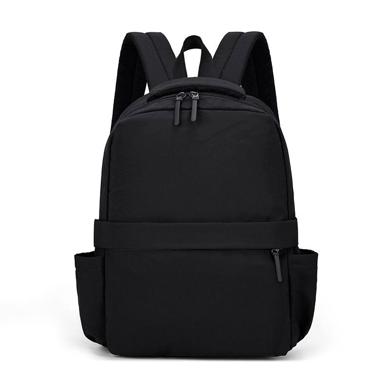 Schoolbag stylish simple versatile multi-storage compartment backpack large capacity outdoor travel men's and women's backpack