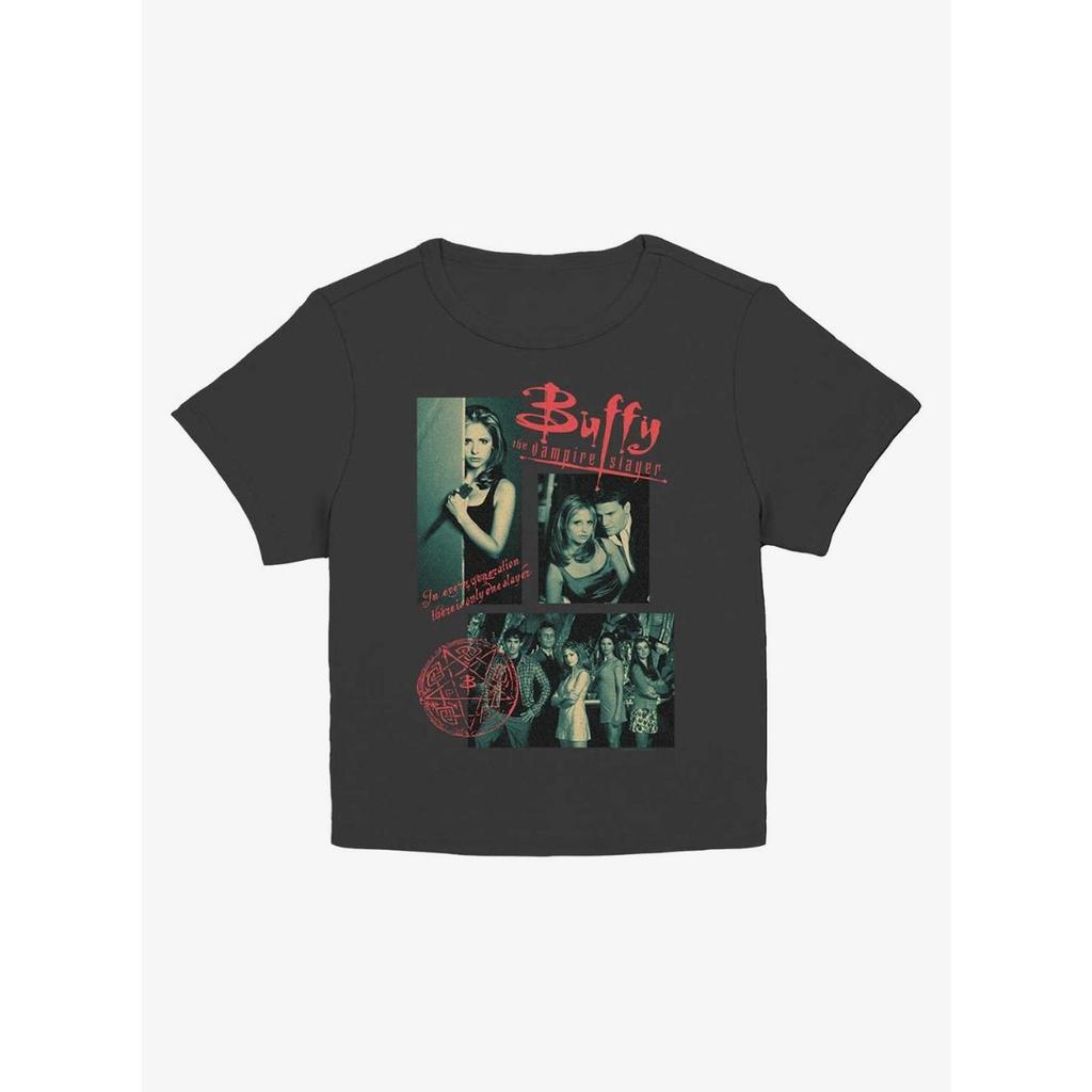 T-shirt Grafica Classica Strill Buffy l'ammazzavampiri Serie TV Uomo Donna Casual Cotone Oversize Estiva Nuova Maglietta Streetwear Moda Y2K Top