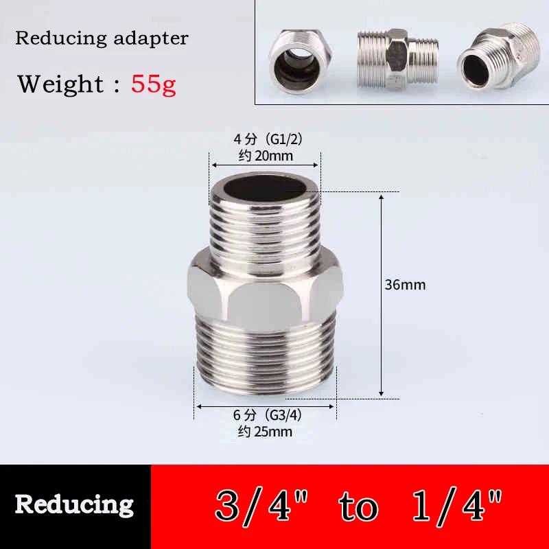 10pc 304 Stainless Steel Hexagonal Outer Wire Double Headed Straight Through Coupling Threaded Pipe Male Thread Hex Nipple Union