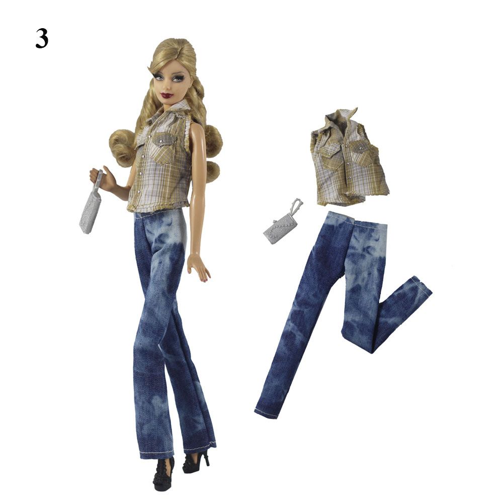 Fashion 11.5" 1/6 BJD Dolls Dolls Trousers Doll Coats Jeans Leather Pants Shorts Clothes Accessories
