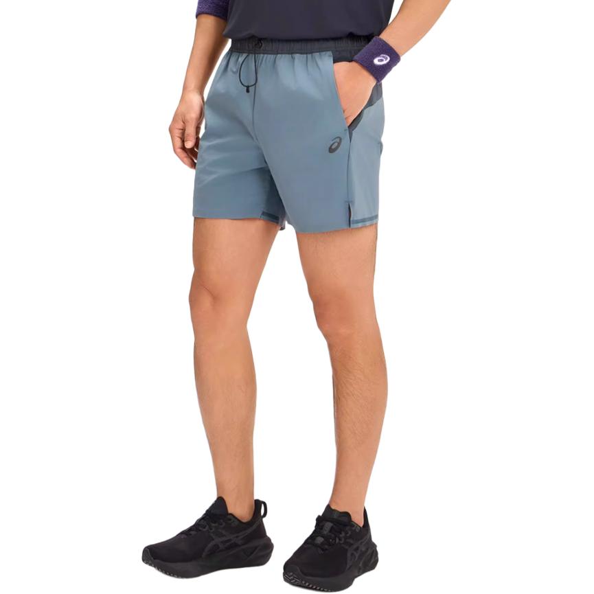 Asics Running Casual Comfortable Simple Sports Shorts Men Shorts Blue 2011D337-400